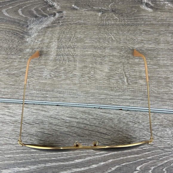 Ray-Ban 58014 Gold Metal Frame Aviator Sunglasses Brown Lenses **Frames Only** - Picture 7 of 14